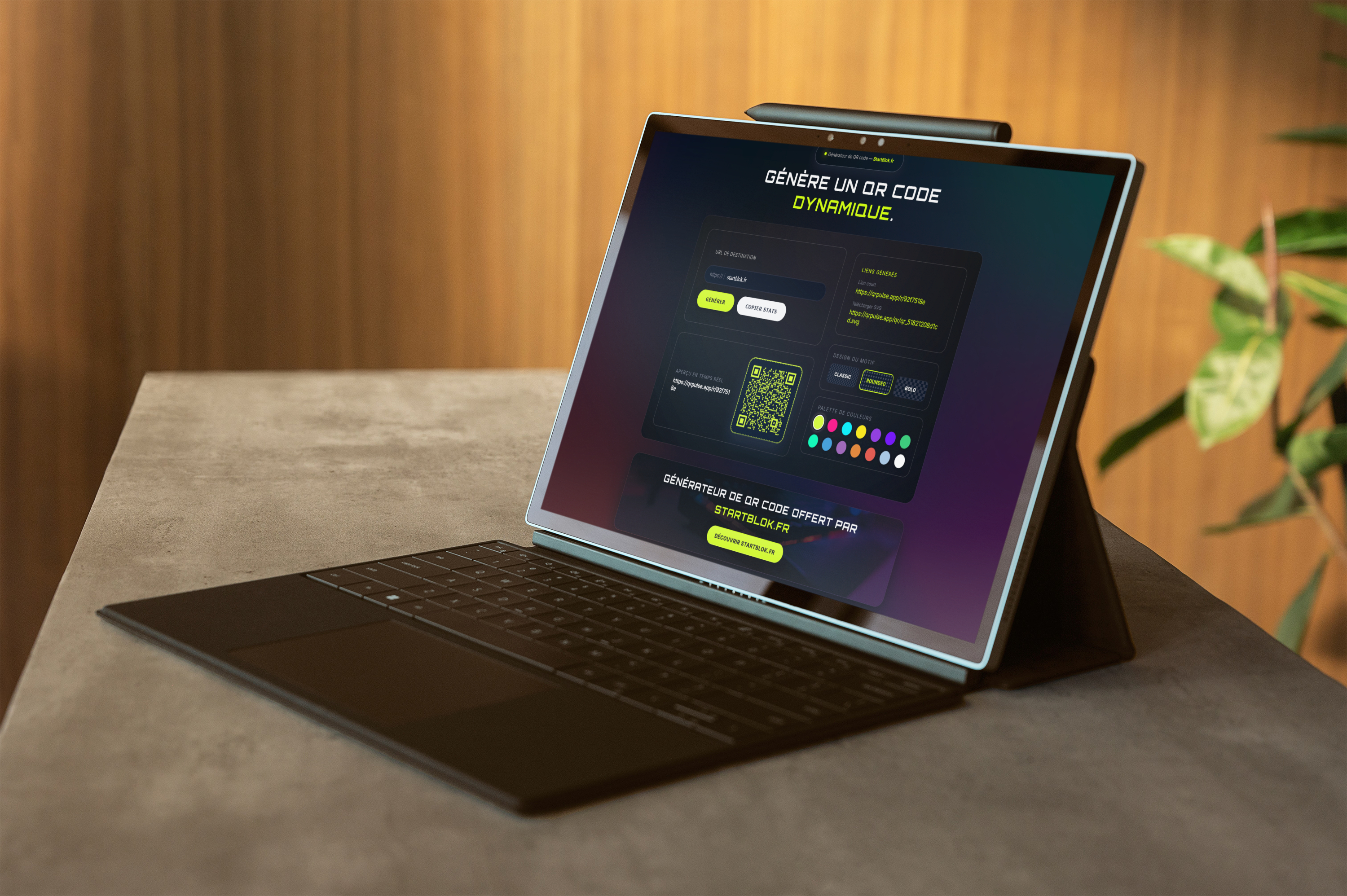Générateur de QR Code QR Pulse