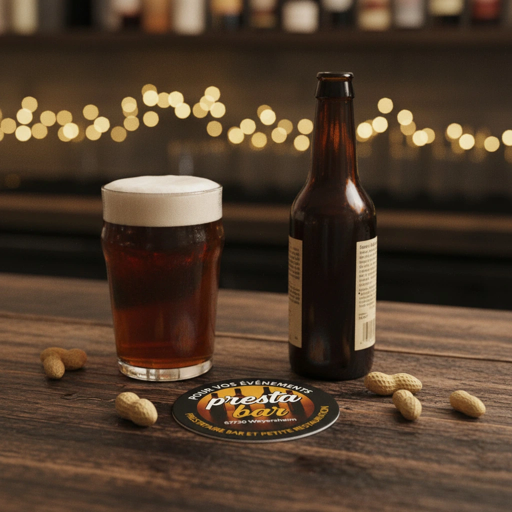 Réalisation Sous-bock Personnalisé